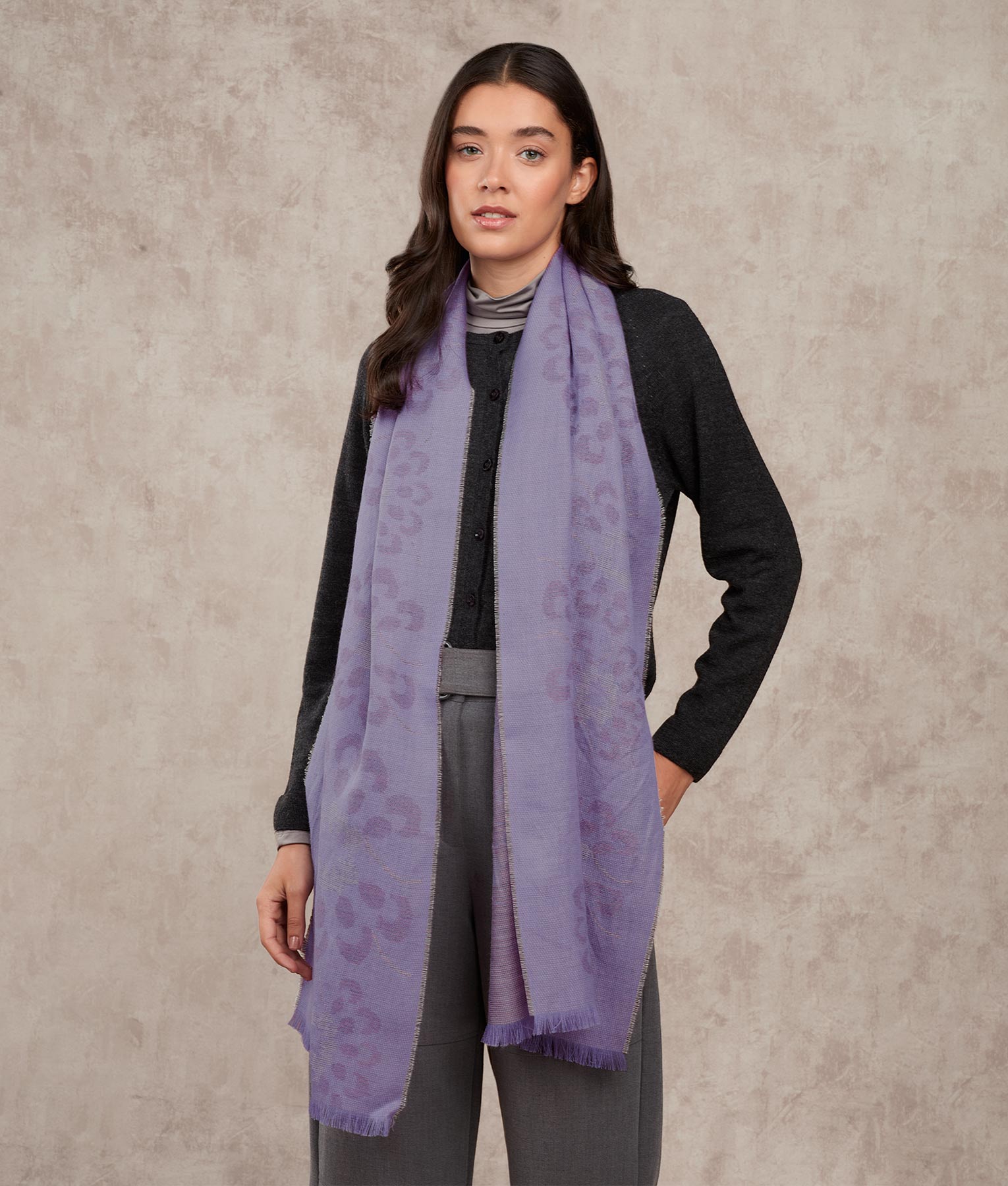 The Flowers Jacquard Scarf