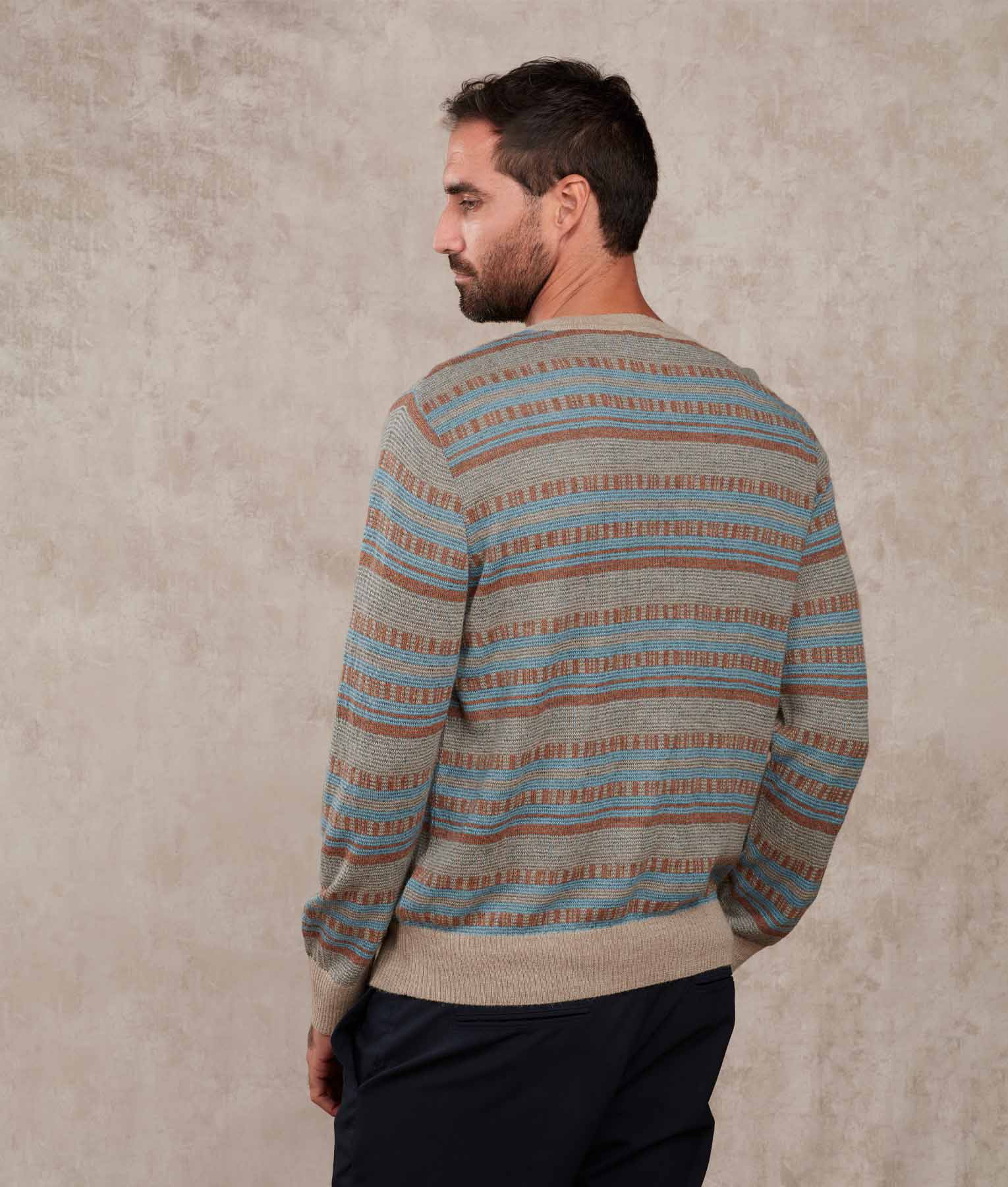 Classic Interlock Stripes Sweater