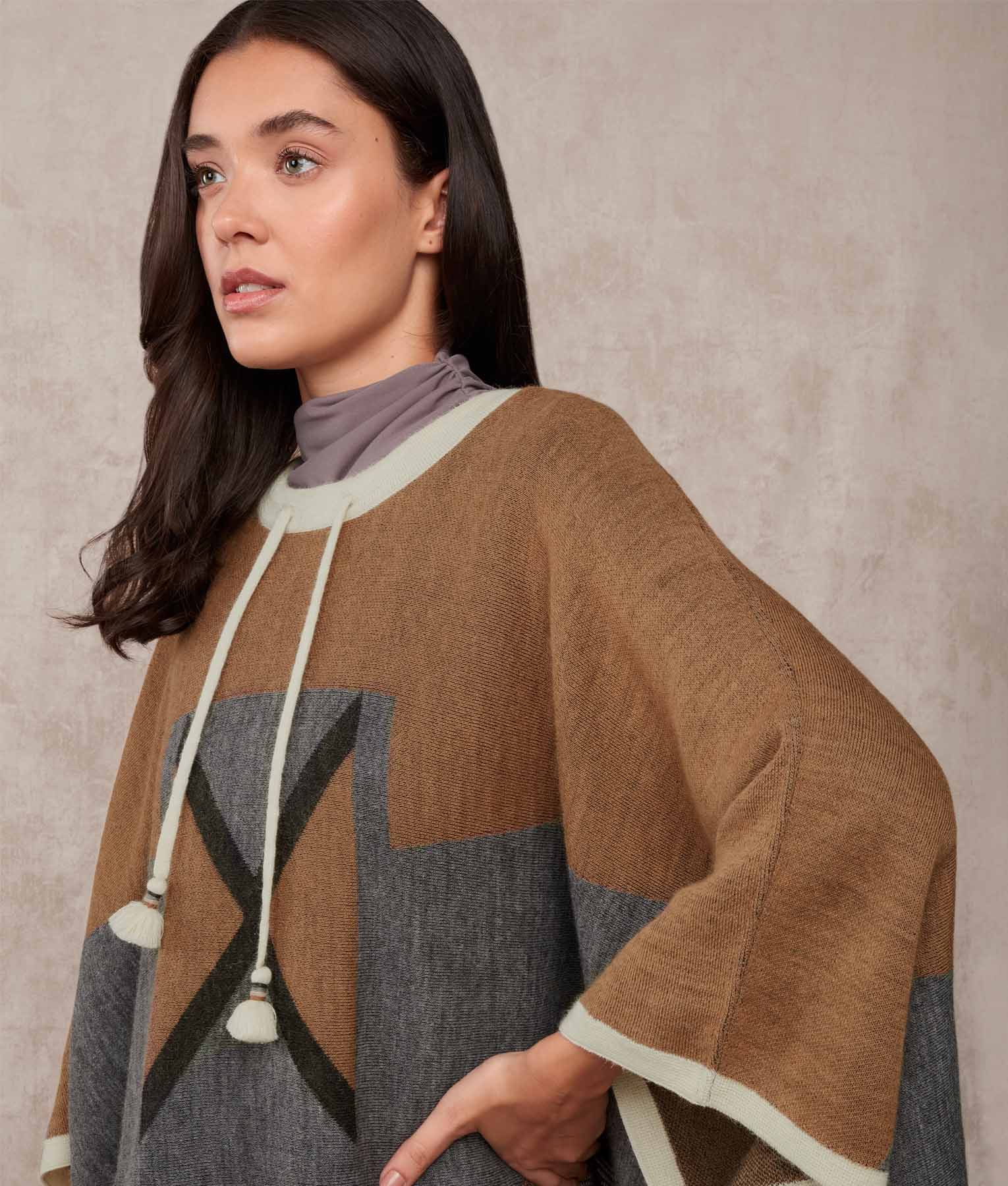 The Favorite Jacquard Poncho