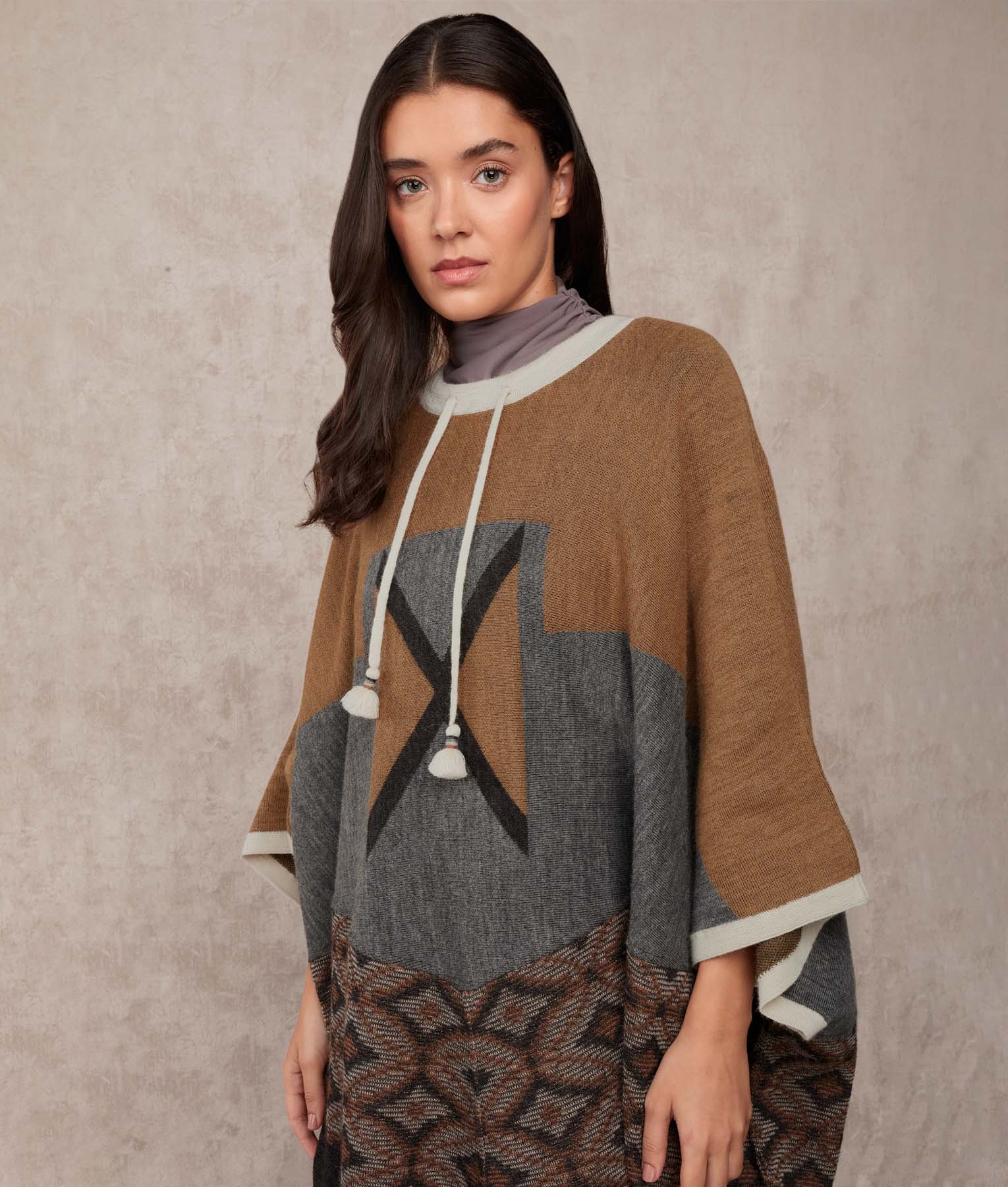 The Favorite Jacquard Poncho