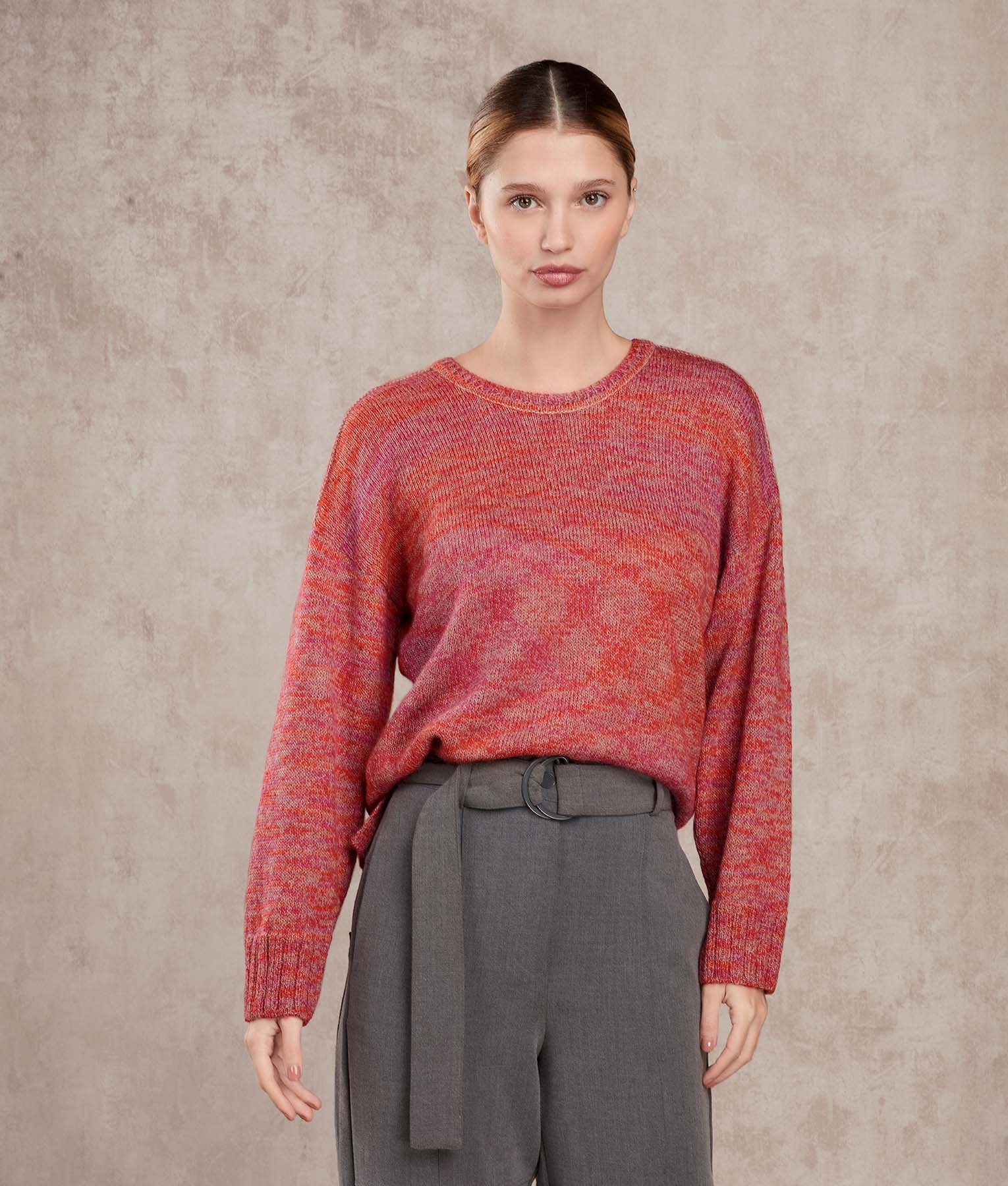 Loose Scoope Neck Sweater