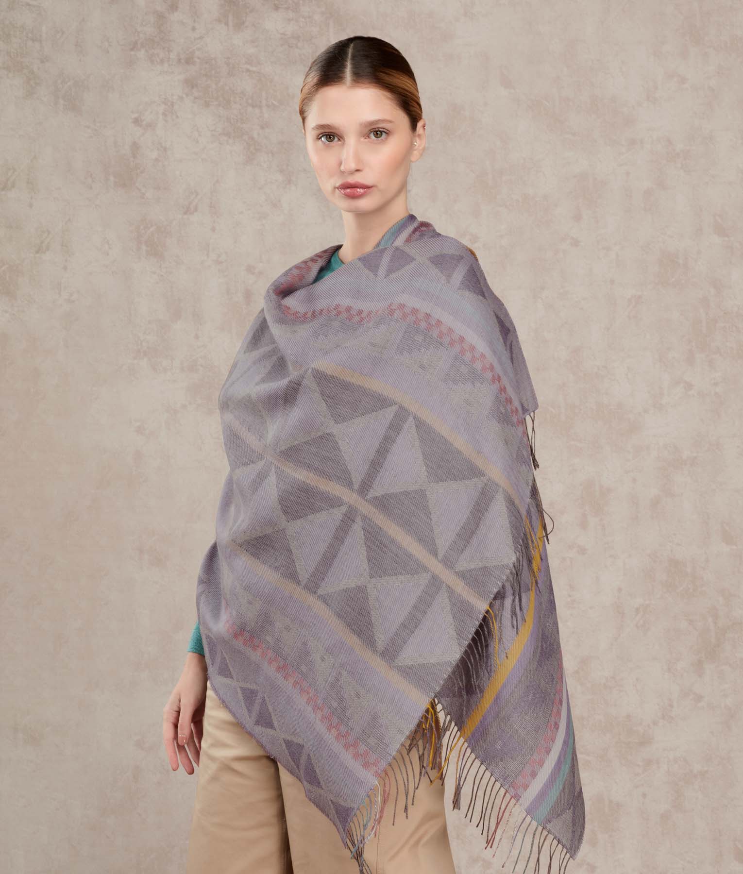 The Ceramics Jacquard Shawl