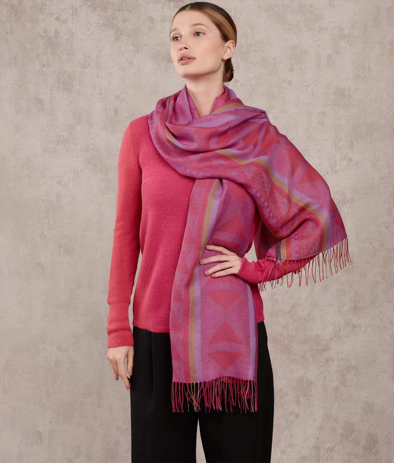 The Ceramics Jacquard Shawl