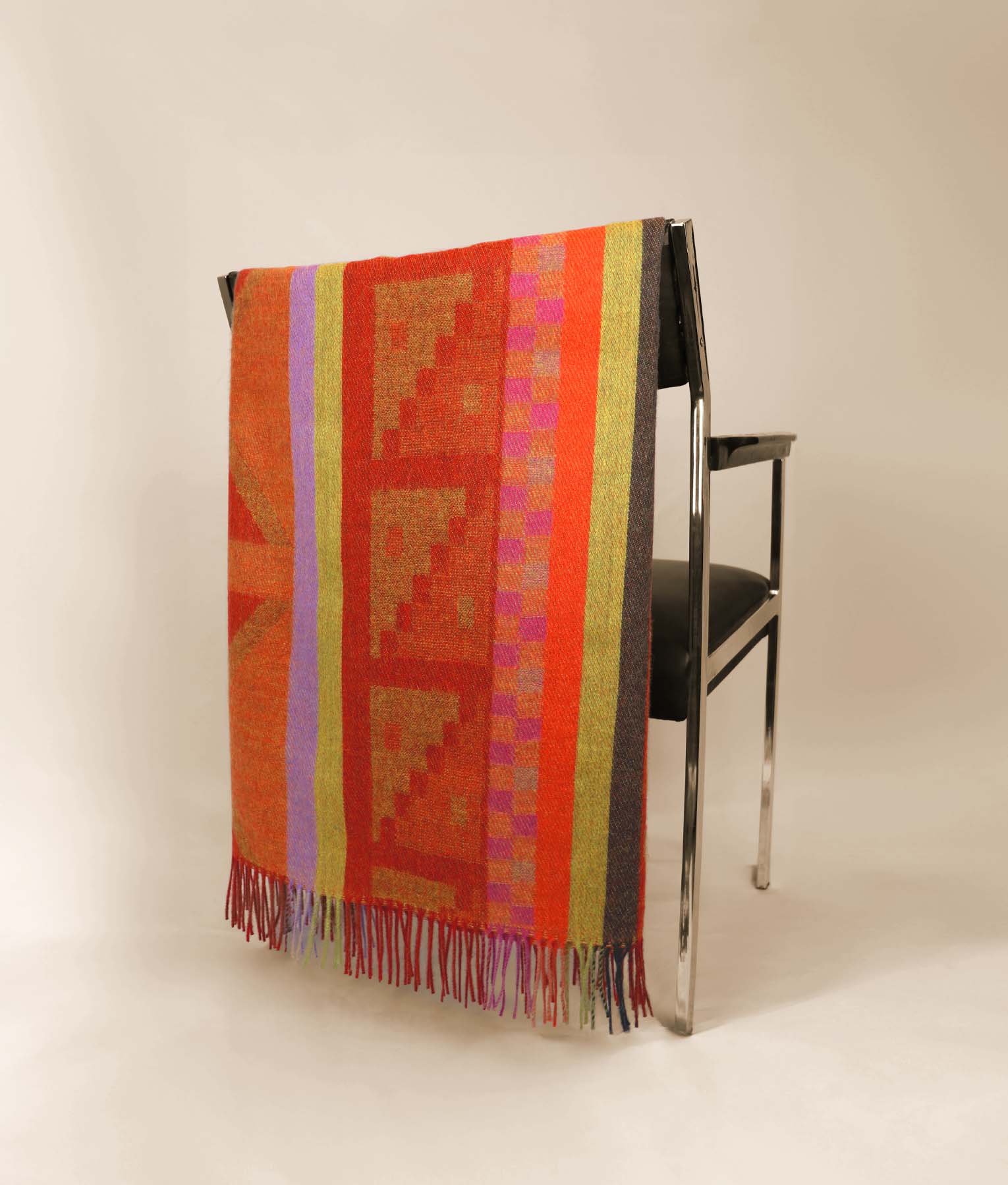 Los Ceramicos Jacquard Throw Baby Alpaca