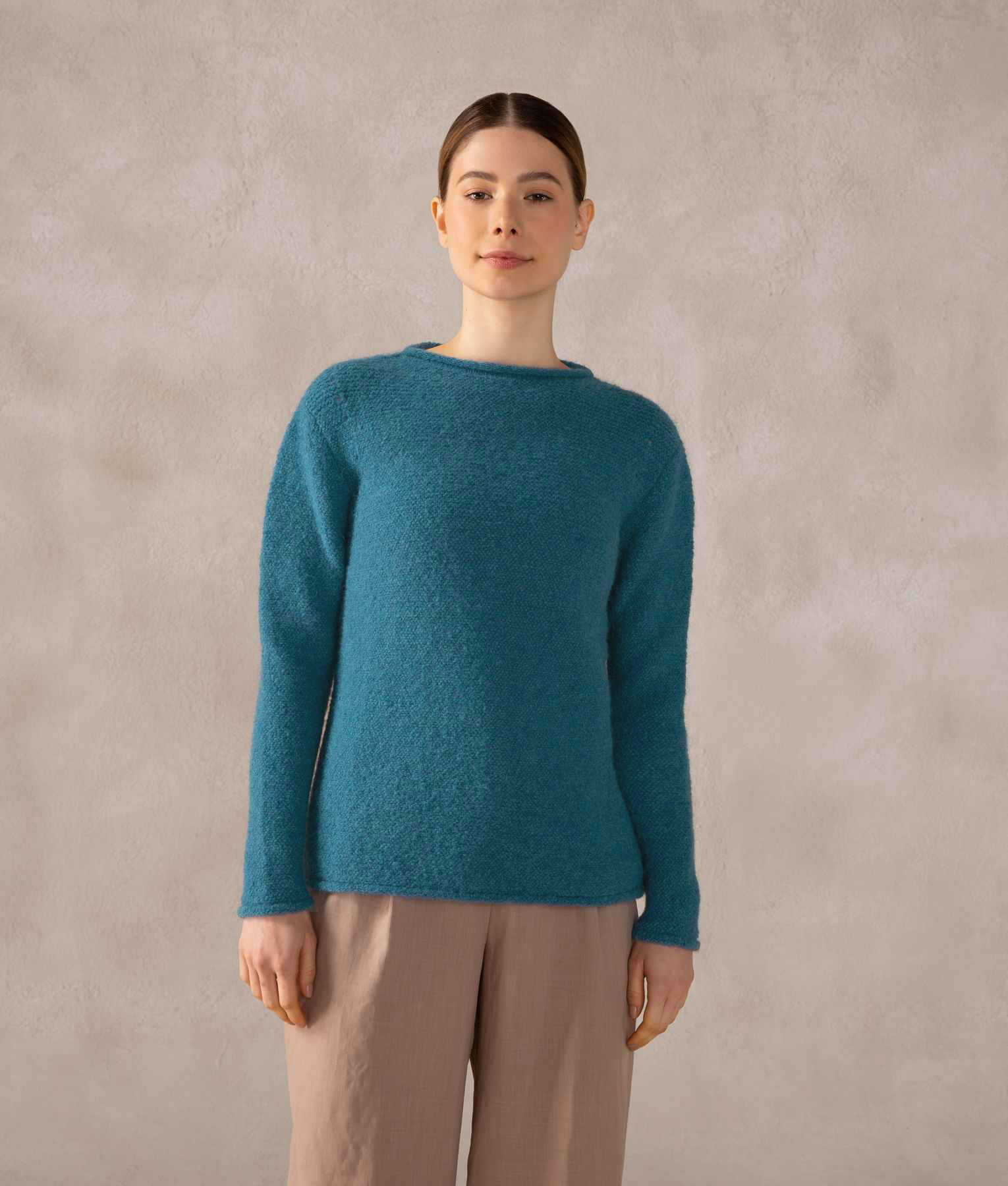 Alpaca Blend Basic Soft Sweater