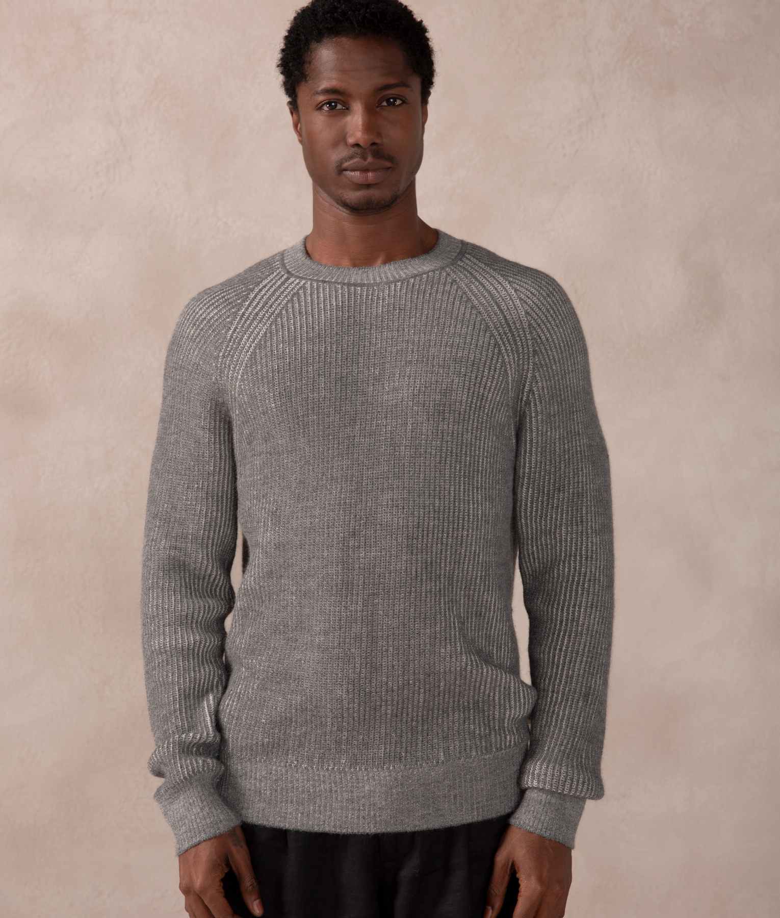 Sol hotsell Men's XXL Baby Alpaca + Bamboo Full Zip Lightweight Sweater Gray Knit