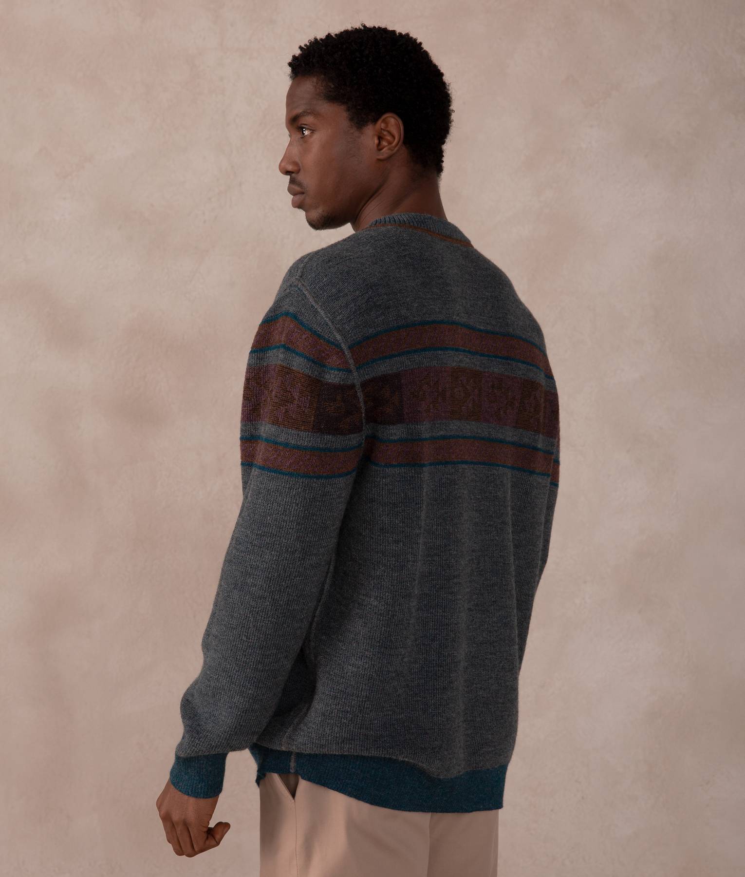 Reversible Rib-Knit Sweater